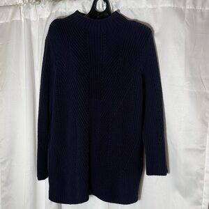 Lisa Rinna Collection Navy Turtleneck Sweater